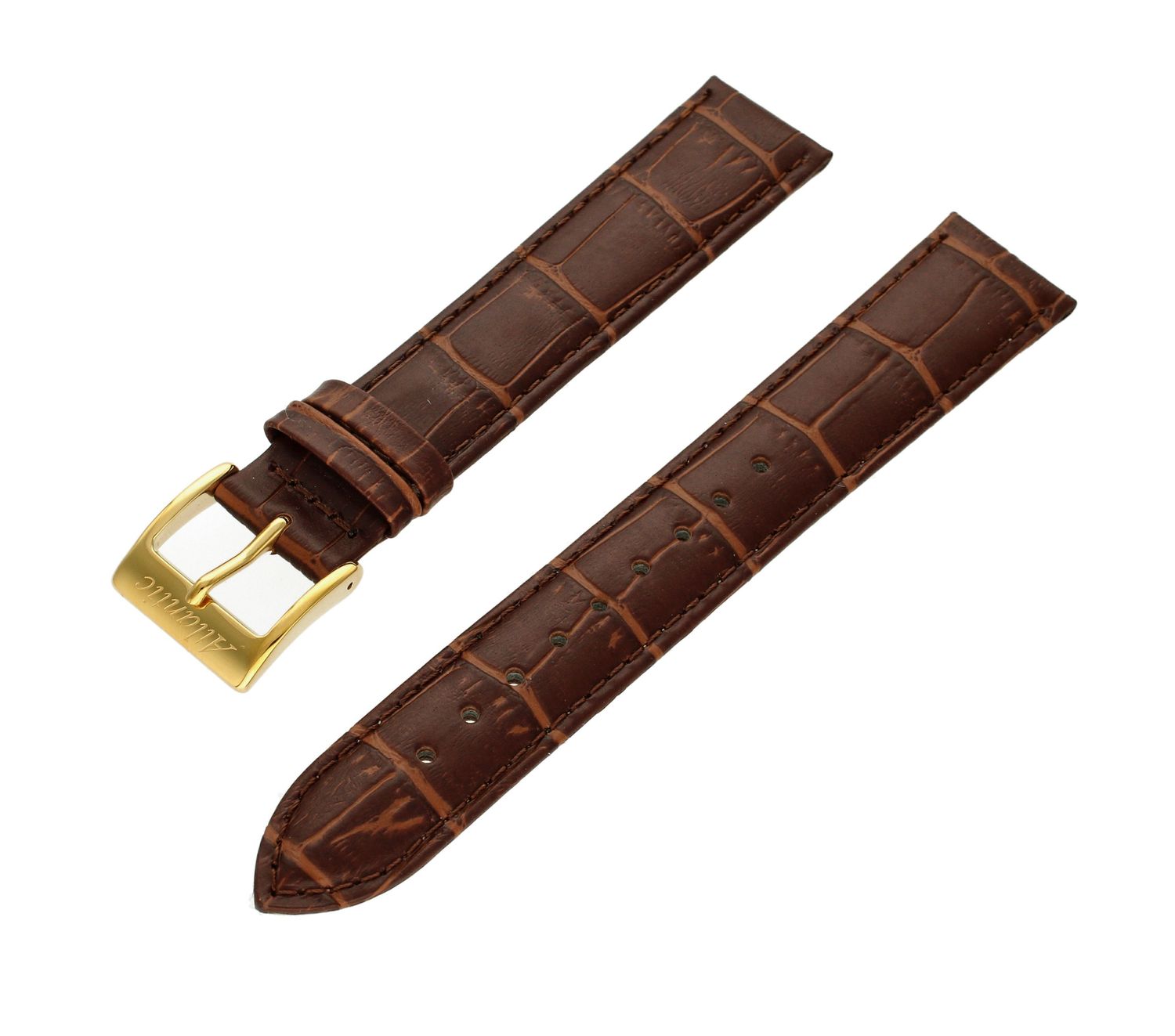 Pasek Atlantic do zegarka Atlantic, brąz, skóra 20mm Pasek brąz XL. Solidny i wytrzymały pasek do zegarka Atlantic 20 mm został wykonany z bardzo wytrzymałej i wygodnej w użytkowaniu skóry w kolorze brązowym o fakturze aligato.jpg